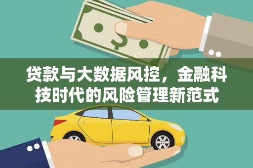 酉阳贷款与大数据风控，金融科技时代的风险管理新范式