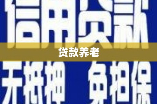 酉阳贷款养老