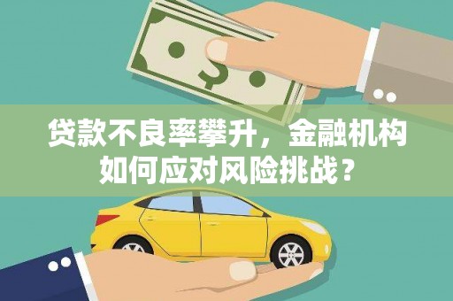 酉阳贷款不良率攀升，金融机构如何应对风险挑战？