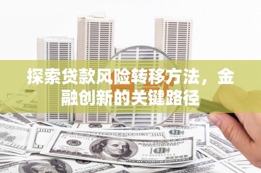 酉阳探索贷款风险转移方法，金融创新的关键路径