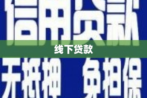 酉阳线下贷款