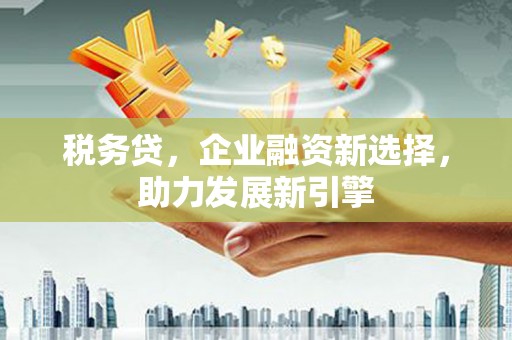 酉阳税务贷，企业融资新选择，助力发展新引擎