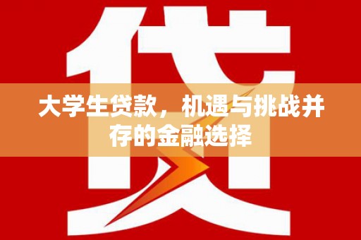 酉阳大学生贷款，机遇与挑战并存的金融选择